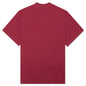 Heavyweight Jersey Mockneck Pocket Shirt - Berry