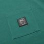 Heavyweight Jersey Mockneck Pocket Shirt - Green