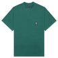 Heavyweight Jersey Mockneck Pocket Shirt - Green