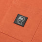 Heavyweight Jersey Mockneck Pocket Shirt - Orange