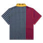 Jacquard Collar Paneled Polo - Multi