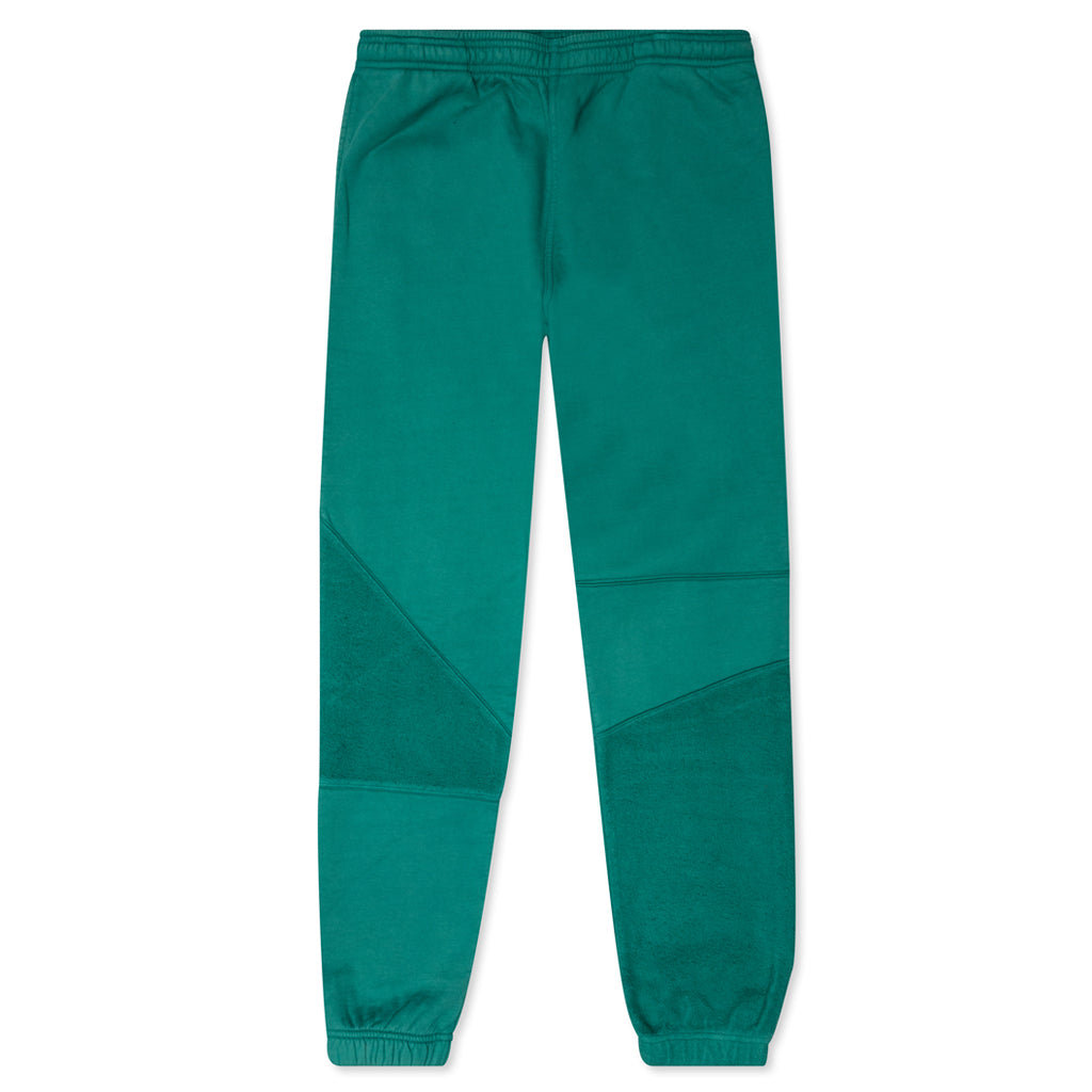 Logo Head Asymmetrical Paneled Sweatpant - Teal