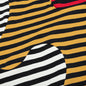 Organic Paneled Stripe Shirt - Navy