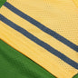 Paneled Football Mesh Shirt - Yellow