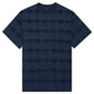 Running Head Textured Stripe S/S Shirt - Navy