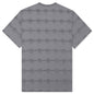 Running Head Textured Stripe S/S Shirt - Washed Blue Grey