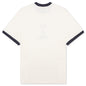 S/S Ringer Tee - White