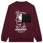 Saturated Voids Crewneck - Vintage Wash Burgundy