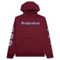 Toad Licker Hooded Sweatshirt - Burgundy