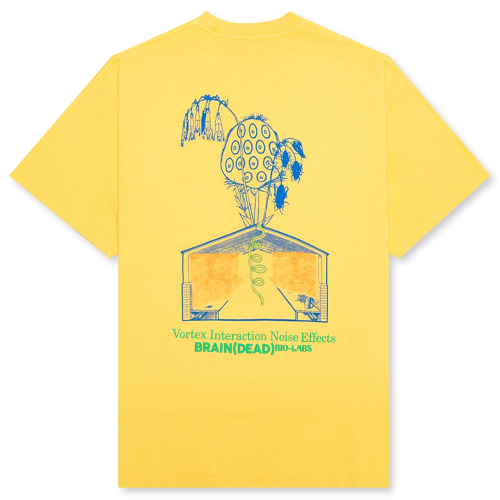 Vortex Interaction Noise Effects T-Shirt - Yellow
