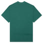 Waffle Knit Mockneck S/S Shirt - Green