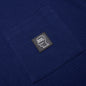 Waffle Knit Mockneck S/S Shirt - Navy