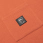 Waffle Knit Mockneck S/S Shirt - Orange
