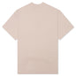 Waffle Knit Mockneck S/S Shirt - Tan