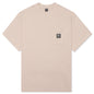 Waffle Knit Mockneck S/S Shirt - Tan