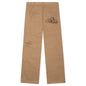 Whips And Chains Wide Leg Pleated Pants - Khaki