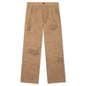 Whips And Chains Wide Leg Pleated Pants - Khaki