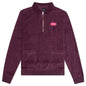 Wing It Half Zip Terry Polo - Burgundy