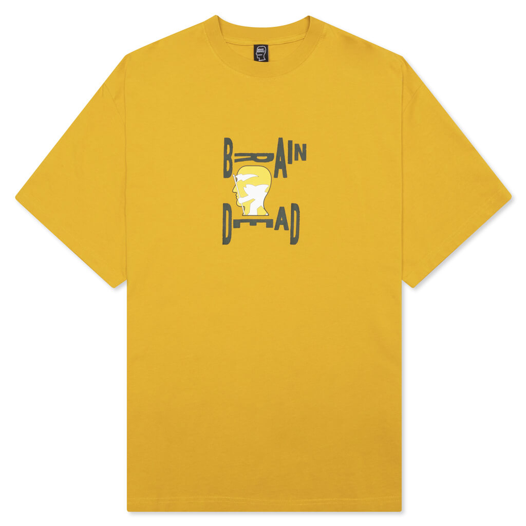 Brain Dead x Gotcha Classic S/S T-Shirt - Yellow