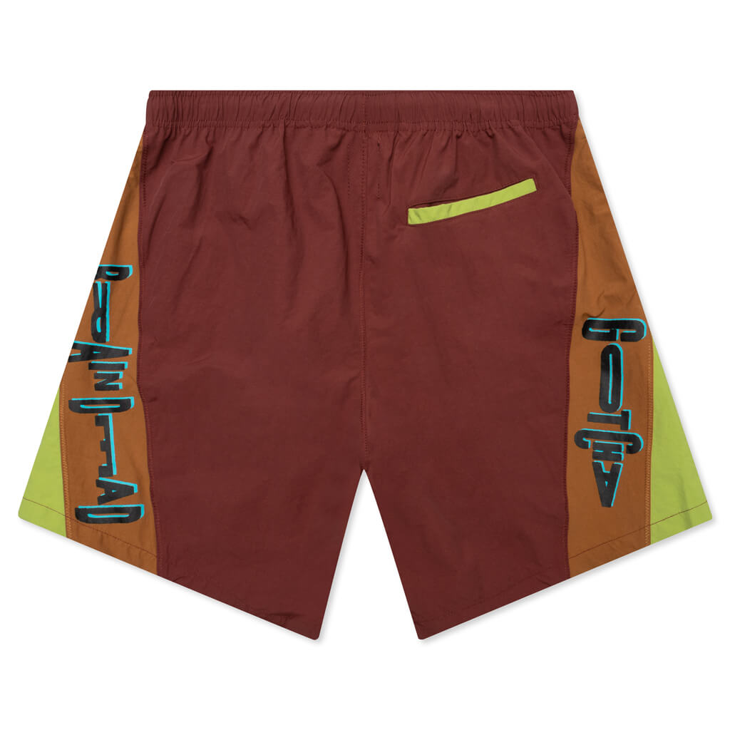 Brain Dead x Gotcha Contrast Paneled Trunk - Brown