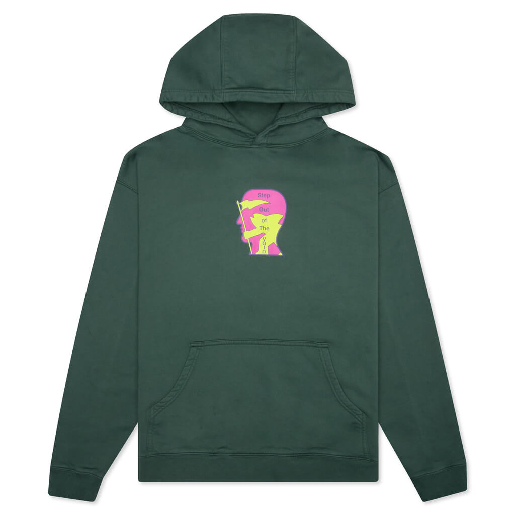 Brain Dead x Gotcha Sci-Fi Surf L/S Hooded Sweatshirt - Green
