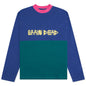 Gastromaniac Long Sleeve Football Shirt - Blue