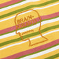 Nineties Blocked Striped T-Shirt - Mustard