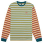 Nineties Blocked Striped L/S - Mallard