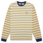 Nineties Blocked Striped L/S - Navy
