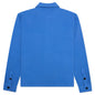 Waffle Snap Front Shirt - Blue