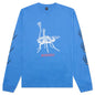 Worm In the Apple Long Sleeve - Blue
