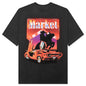 Bull Rider T-Shirt - Washed Black
