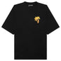 Burning Palm Over Tee - Black/Gold