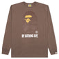 By Bathing Ape L/S Tee - Brown
