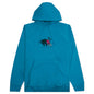 Anxious Dog Hooded Sweatshirt - Greek Blue