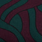 Distorted Waves Knitted Pullover - Pine Green