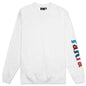Serif Logo Crew Neck Sweatshirt - Ash Grey