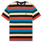Stacked Pets on Stripes T-Shirt - Multi