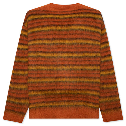 Fuzzy Wuzzy Mohair Cardigan - Lobster