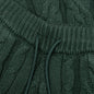 Cable Knit Pant - Green