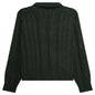 Cable Zip Henley - Green