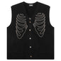 Cage Sweater Vest - Black