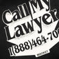 Call My Lawyer 3D Hoodie - Jet Set Black