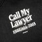 Call My Lawyer 3D Hoodie - Jet Set Black