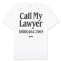 Call My Lawyer T-Shirt - White