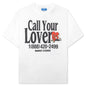 Call Your Lover T-Shirt - White