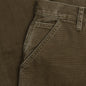 Canvas Double Knee Work Pant - Washed Moss Green