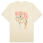 Scribbled Logo Tee - Stone