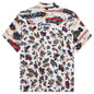 Car Race Tropical Print Shirt - Ivory