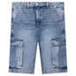 Cargo Denim Baggy Short - Bay Indigo